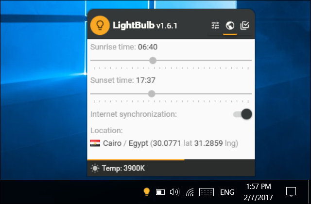 تحميل برنامج LightBulb لتقليل سطوع شاشة الكمبيوتر