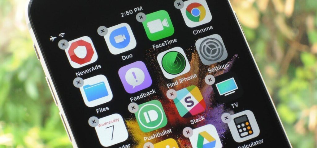 حذف برامج الايفون من الاعدادات