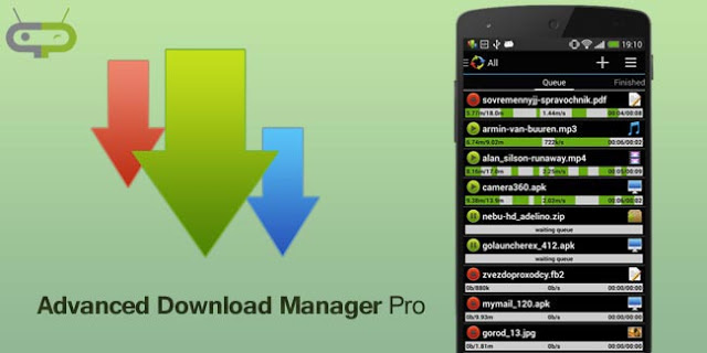 نتيجة بحث الصور عن ‪تطبيق Advanced Download Manager‬‏