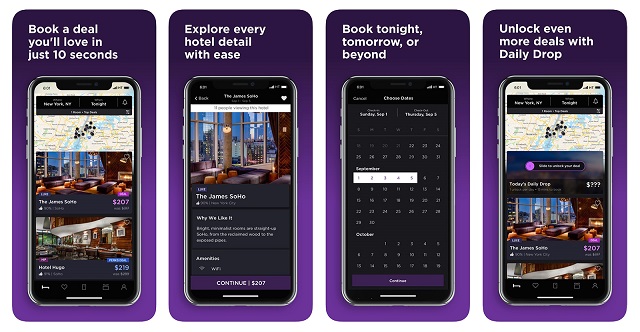 ‫مميزات برنامج HotelTonight‬‎