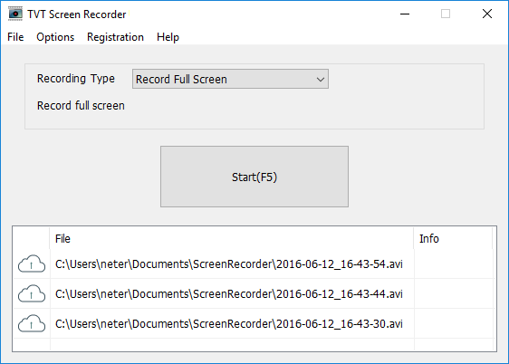 تحميل برنامج TVT Screen Recorder لتصوير شاشة الكمبيوتر