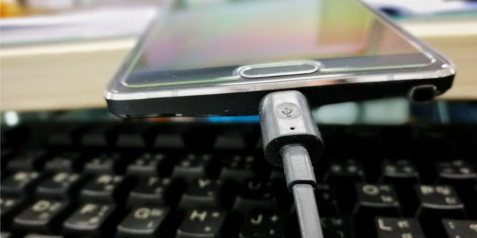 ‫الكمبيوتر لا يتعرف على الهاتف samsung‬‎