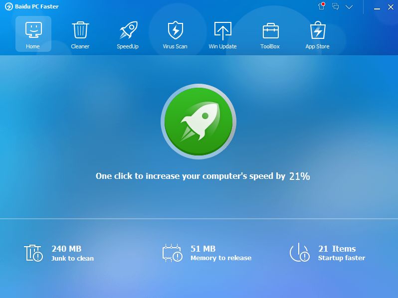 تحميل برنامج baidu pc faster لتسريع الويندوز