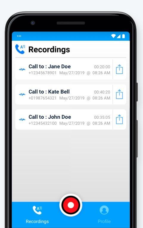 ‪Call Recording by NoNotes‬‏