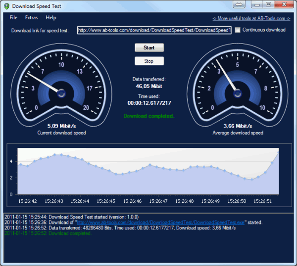 تحميل برنامج Speed Test لقياس سرعة الانترنت