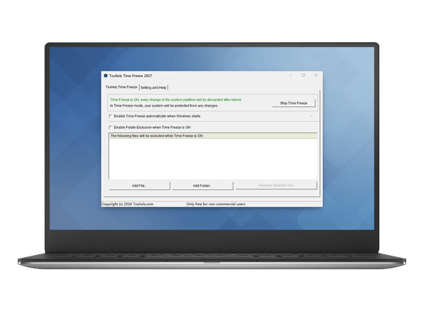 تحميل برنامج toolwiz time freeze  لتجميد النظام