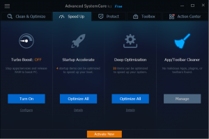 شرح برنامج Advanced systemcare