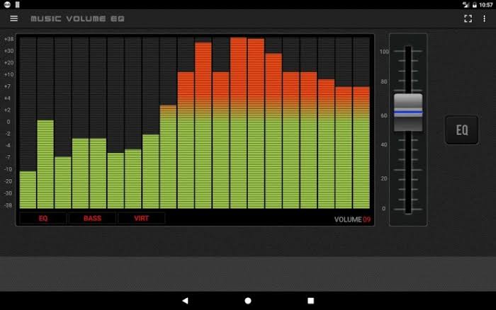  برنامج Music Volume EQ للاندرويد"