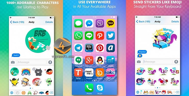  برنامج ملصقات للايفون